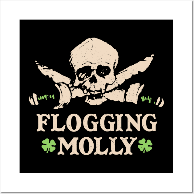 Flogging Molly Celtic punk band Wall Art by VizRad